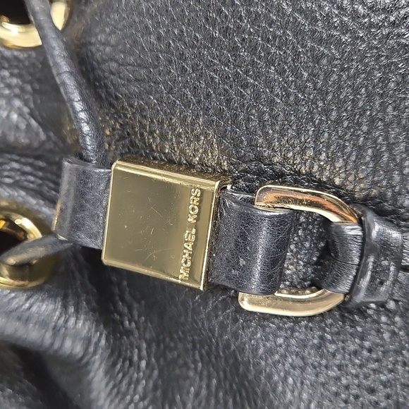 Michael Kors Pebbled Leather Drawstring Shoulder Bag - Picture 7 of 16
